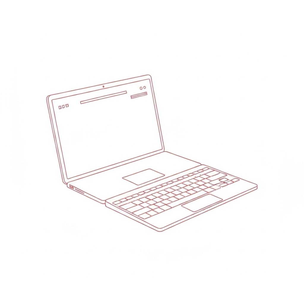 PC作業イラスト